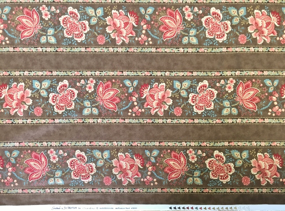 GRATITUDE　JACOBEAN STRIPE / COCOA